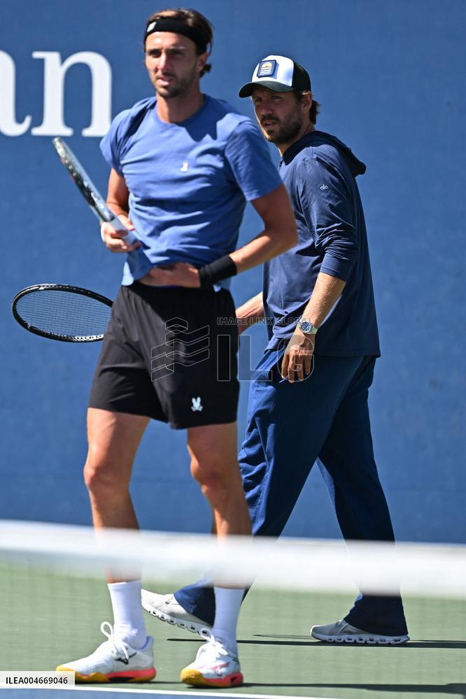 US Open - Arthur Rinderknech Training