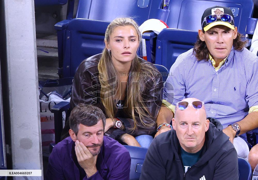 US Open - Sophia Thomalla at Alexander Zverev match