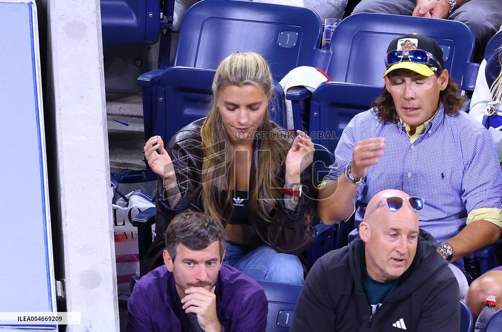 US Open - Sophia Thomalla at Alexander Zverev match