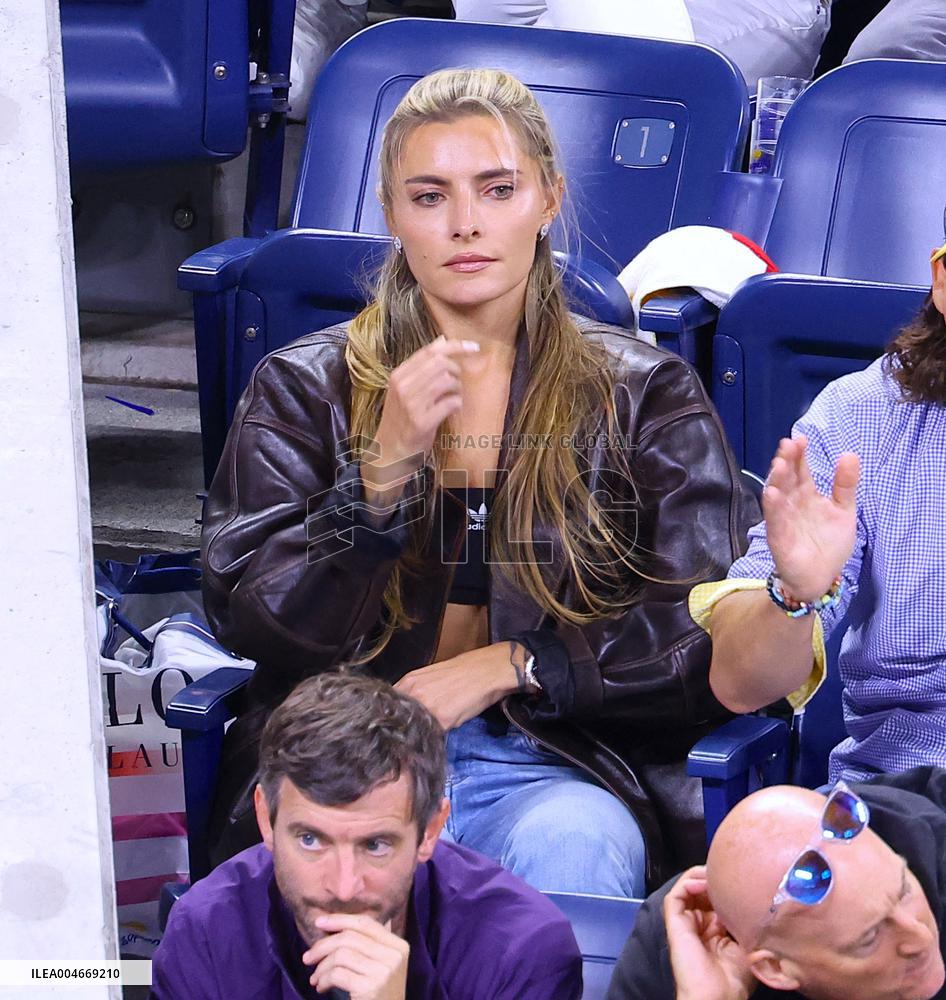 US Open - Sophia Thomalla at Alexander Zverev match