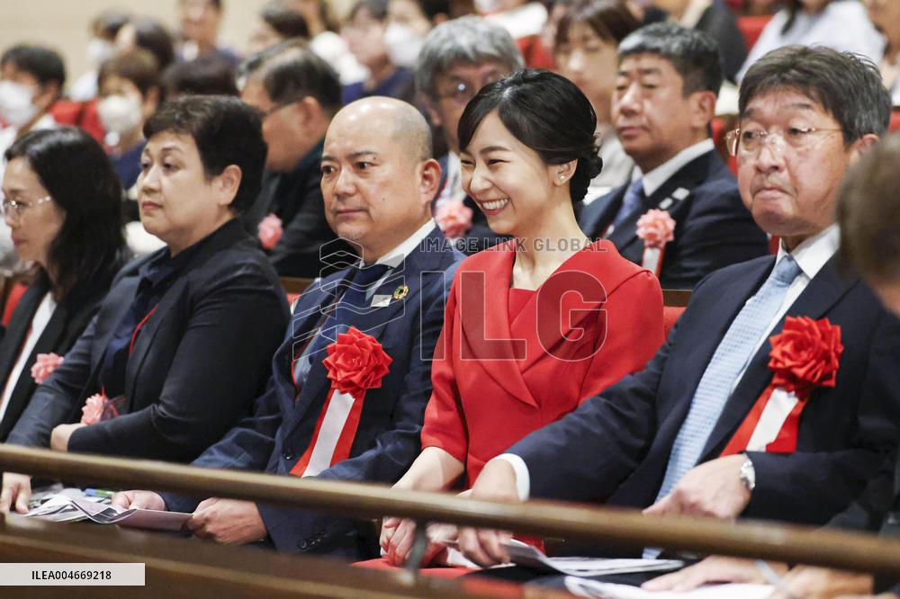 Japan princess attends sign language speech contest