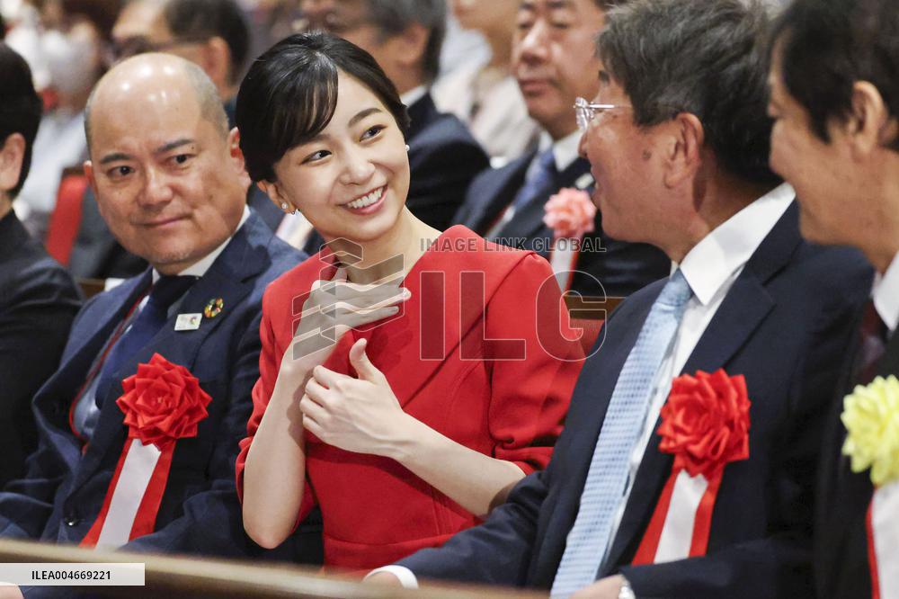Japan princess attends sign language speech contest