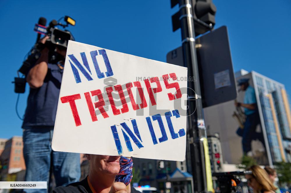 Residents Protest Against Trump - Washington