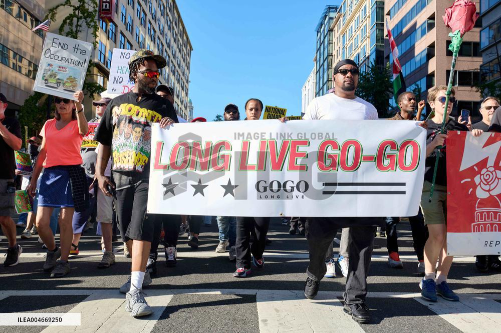 Residents Protest Against Trump - Washington