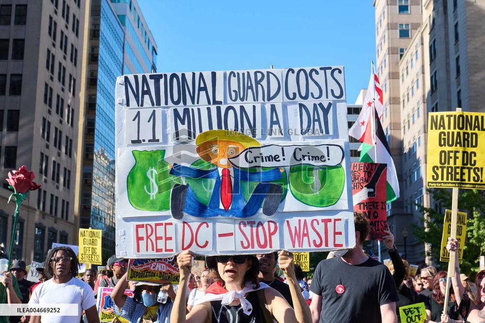 Residents Protest Against Trump - Washington