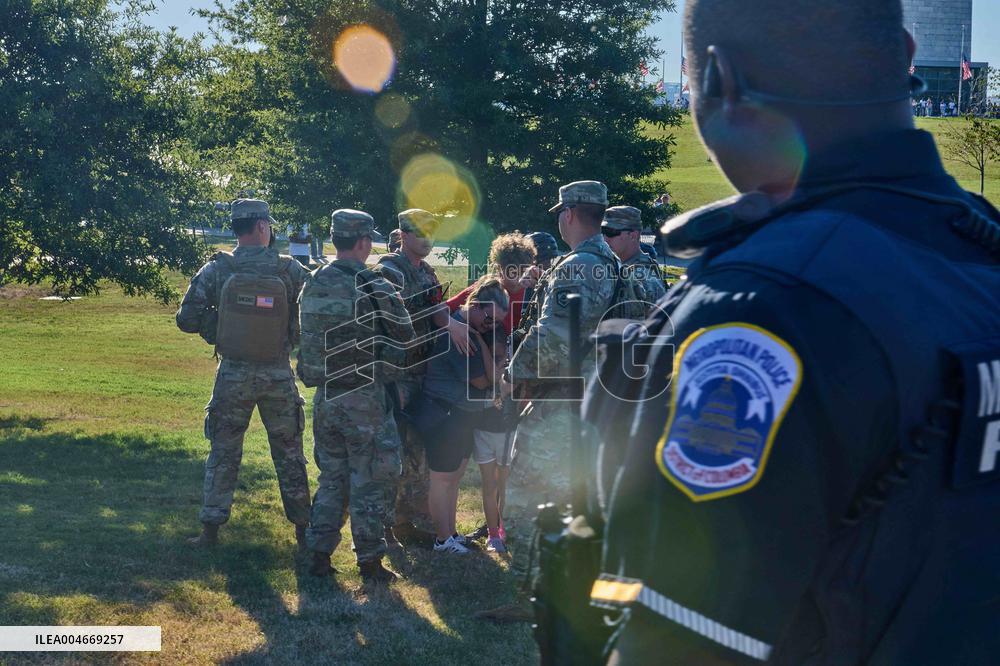 Residents Protest Against Trump - Washington