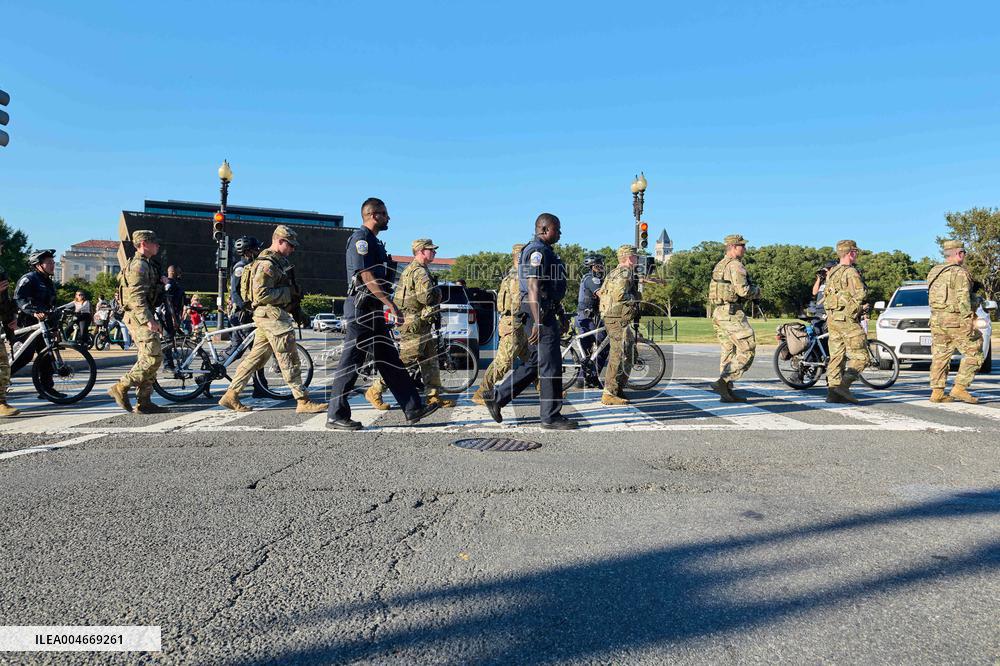 Residents Protest Against Trump - Washington