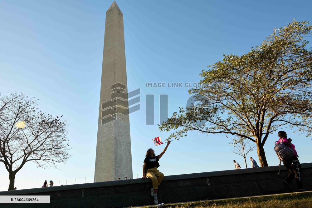 Residents Protest Against Trump - Washington