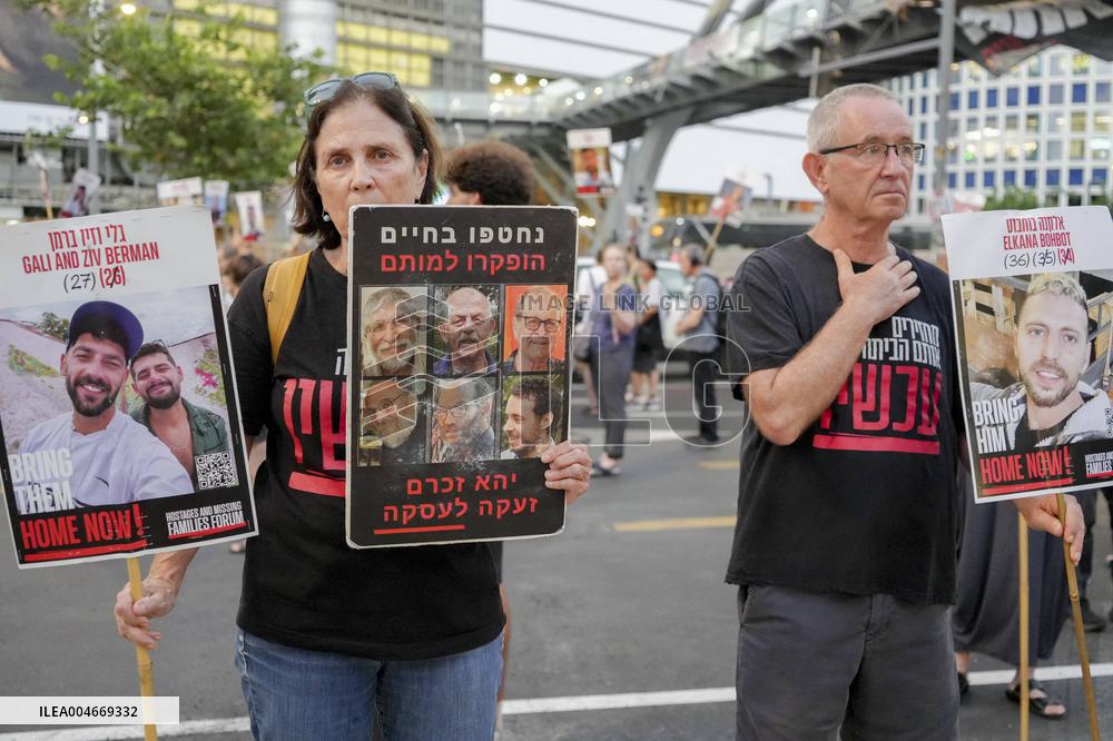 Rally for The End of The War and The Release of The Hostages - Tel Aviv