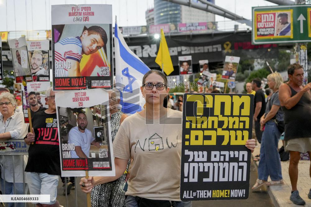 Rally for The End of The War and The Release of The Hostages - Tel Aviv