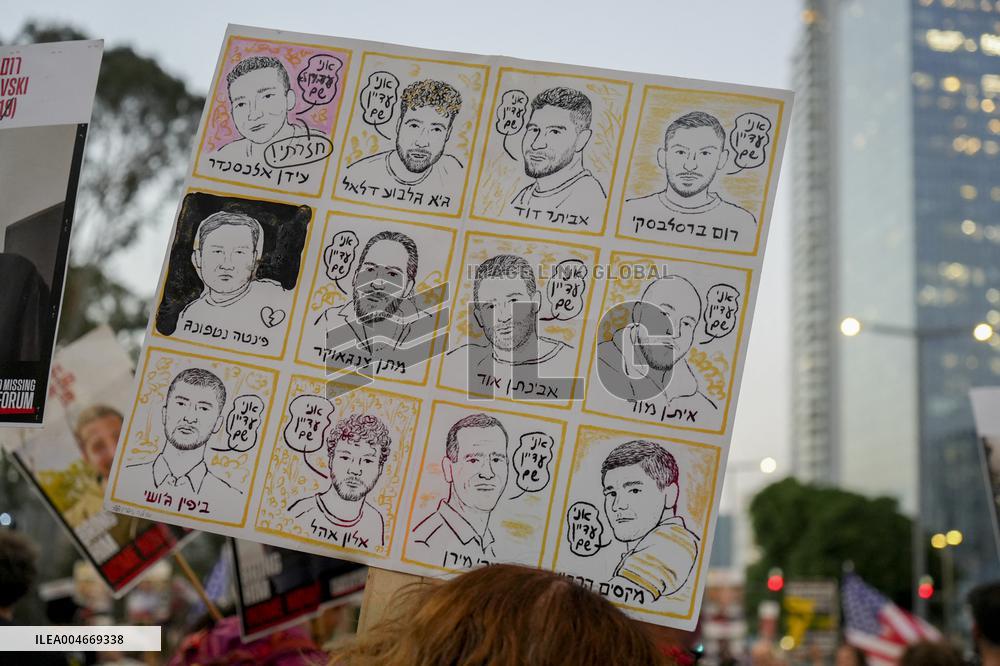 Rally for The End of The War and The Release of The Hostages - Tel Aviv