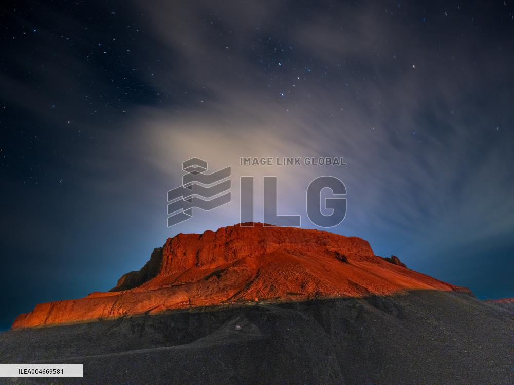 A Volcano Under The Milky Way - China