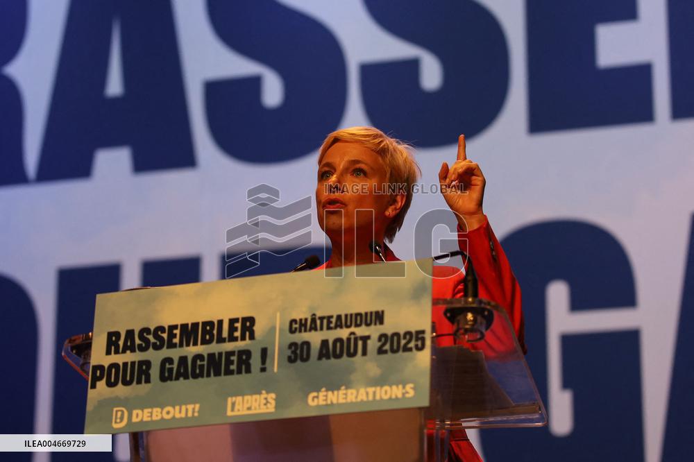 French Left-wing 'Rally To Win' Meeting - Chateaudun