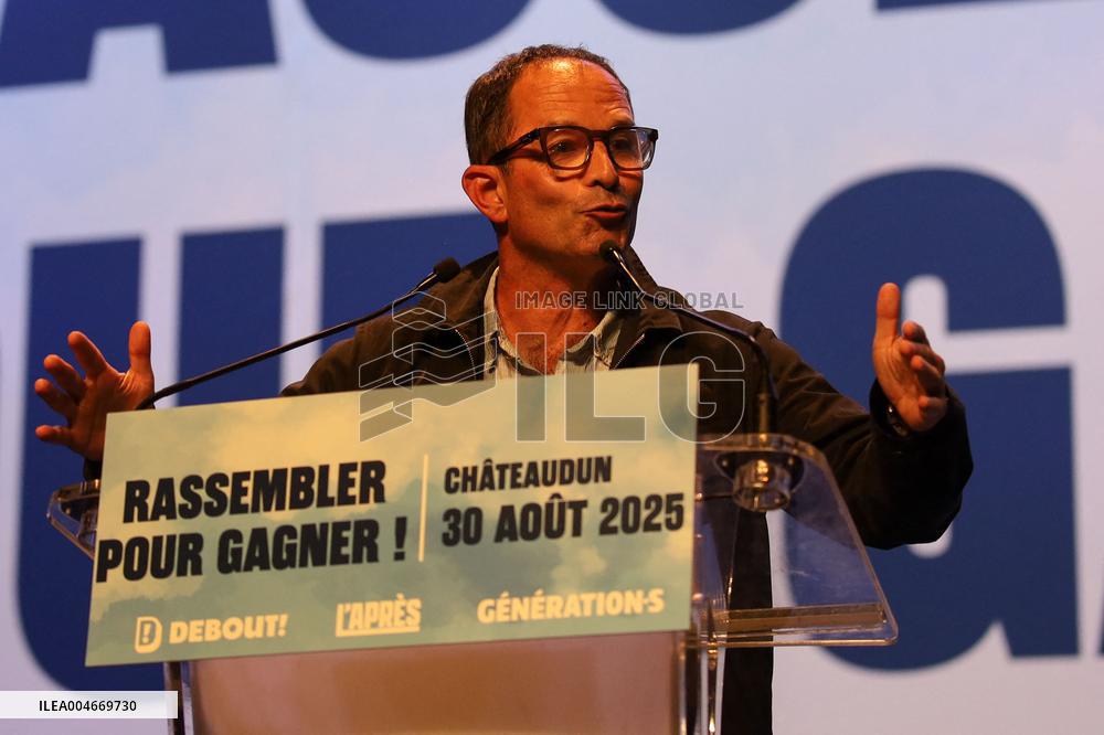 French Left-wing 'Rally To Win' Meeting - Chateaudun