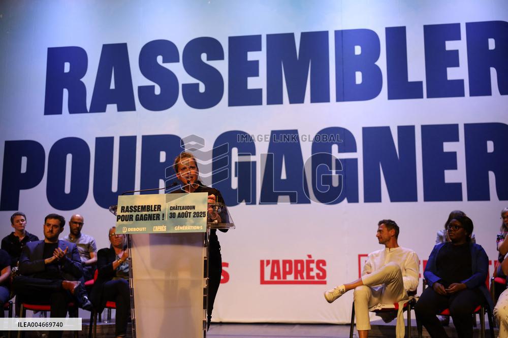 French Left-wing 'Rally To Win' Meeting - Chateaudun