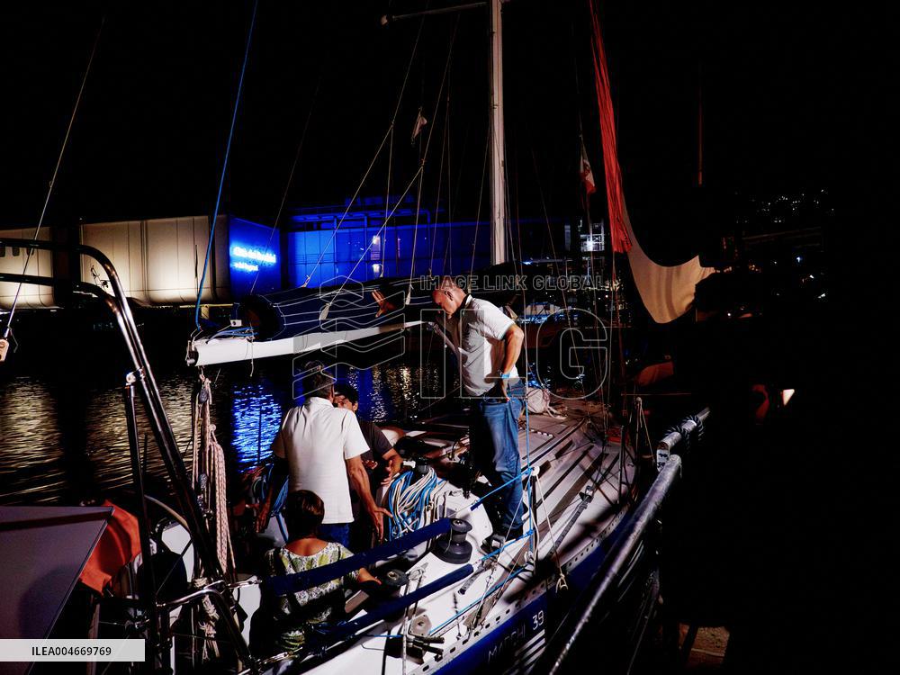 Humanitarian Global Sumud Flotilla Procession - Genoa