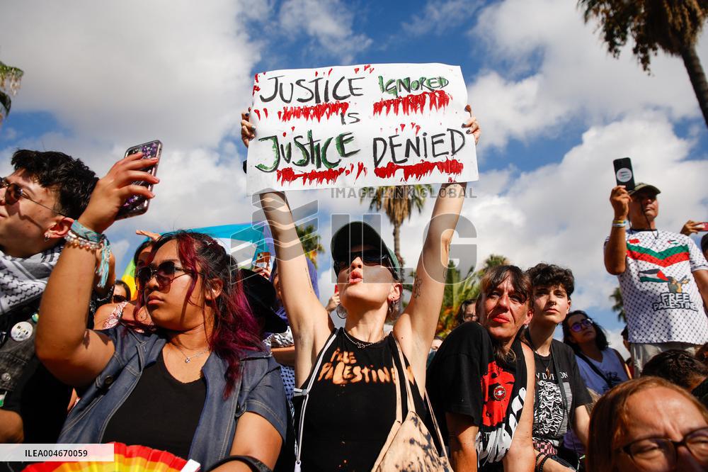 Aid Flotilla With Greta Thunberg Departs For Gaza - Barcelona
