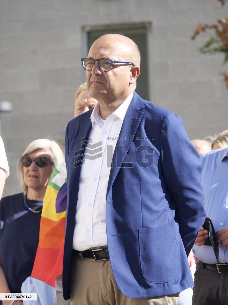 Demonstration in memory of the 12,000 children killed since October 7th - Bergamo