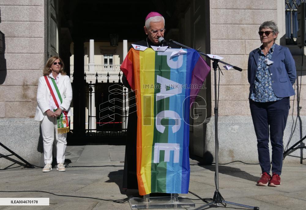 Demonstration in memory of the 12,000 children killed since October 7th
