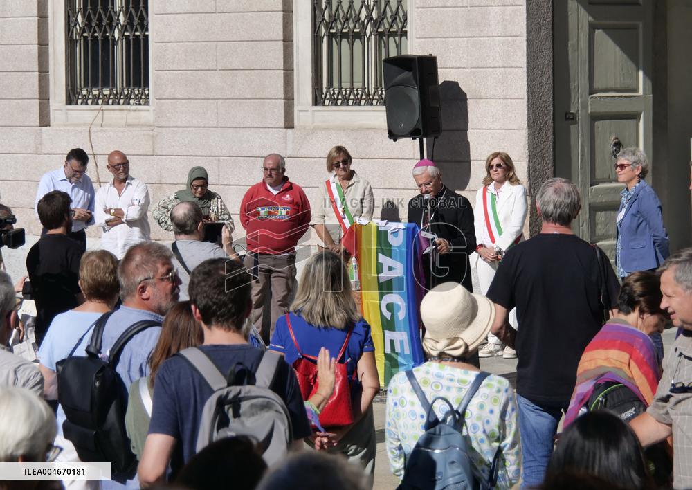 Demonstration in memory of the 12,000 children killed since October 7th