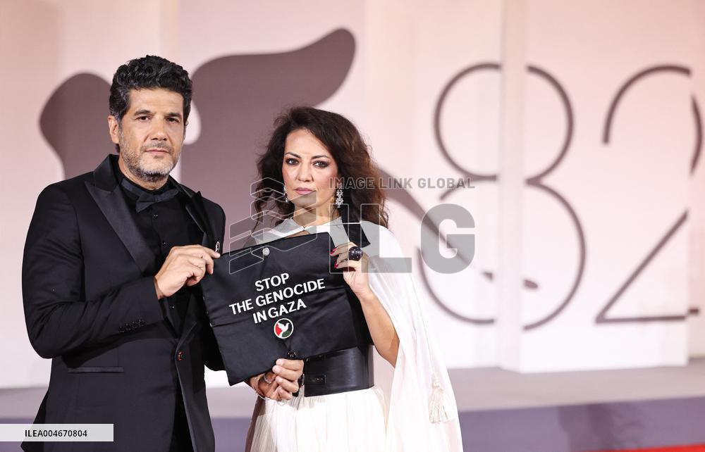 Protest For Gaza At The Venice Film Festival - Italy