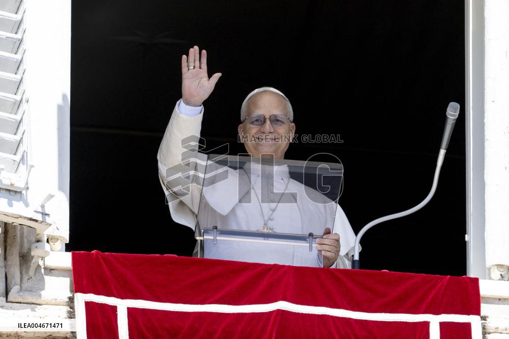 Pope Leo XIV Delivers Angels Prayer - Vatican