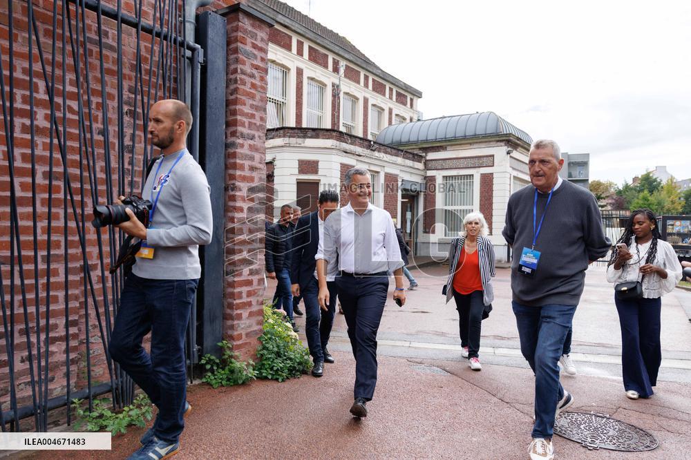 Speech by the Minister of Justice at his political return - Tourcoing AJ
