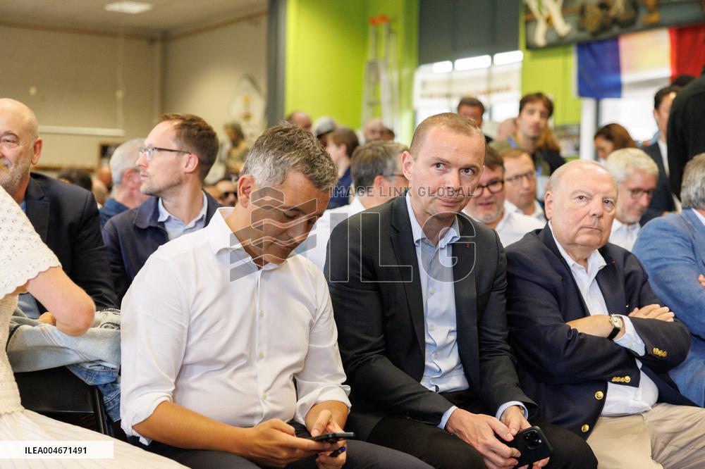 Speech by the Minister of Justice at his political return - Tourcoing AJ