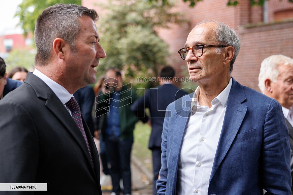 Speech by the Minister of Justice at his political return - Tourcoing AJ