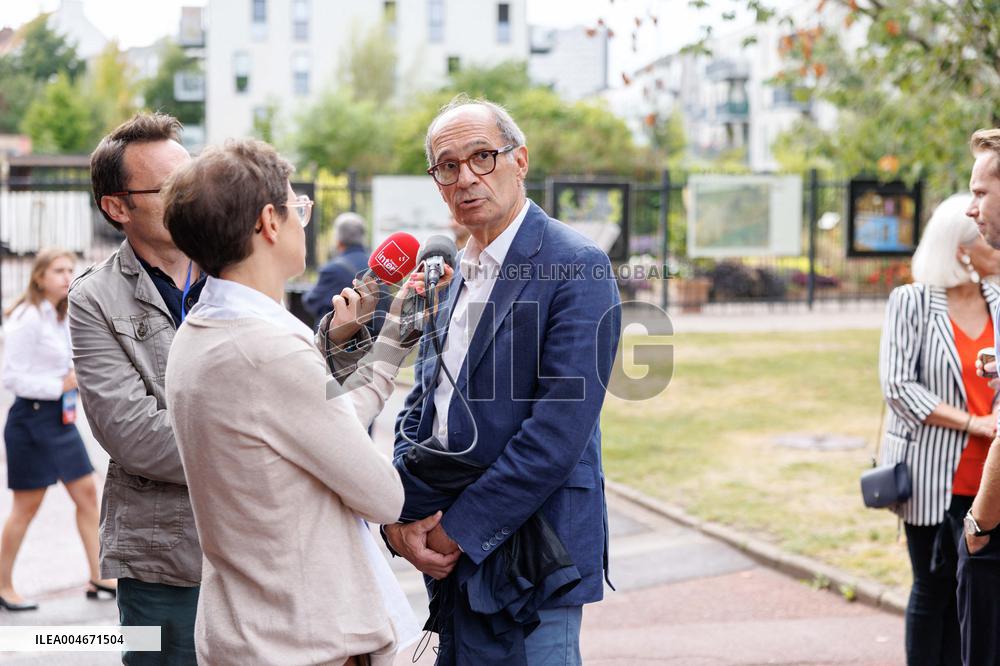 Speech by the Minister of Justice at his political return - Tourcoing AJ