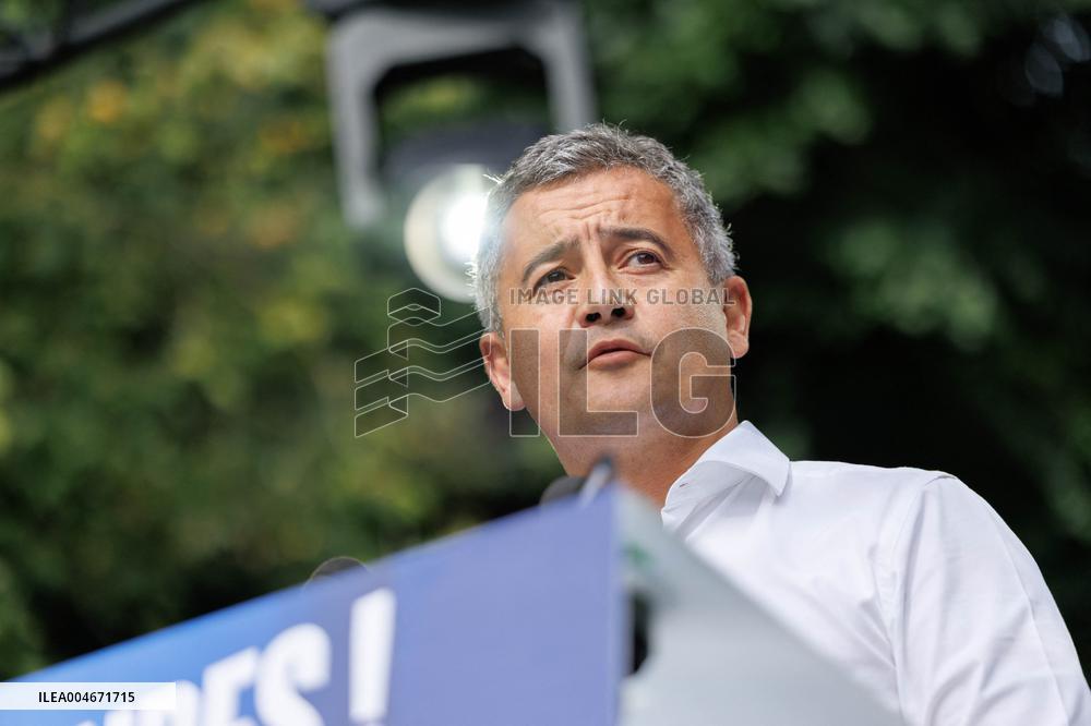 Speech by the Minister of Justice at his political return - Tourcoing AJ