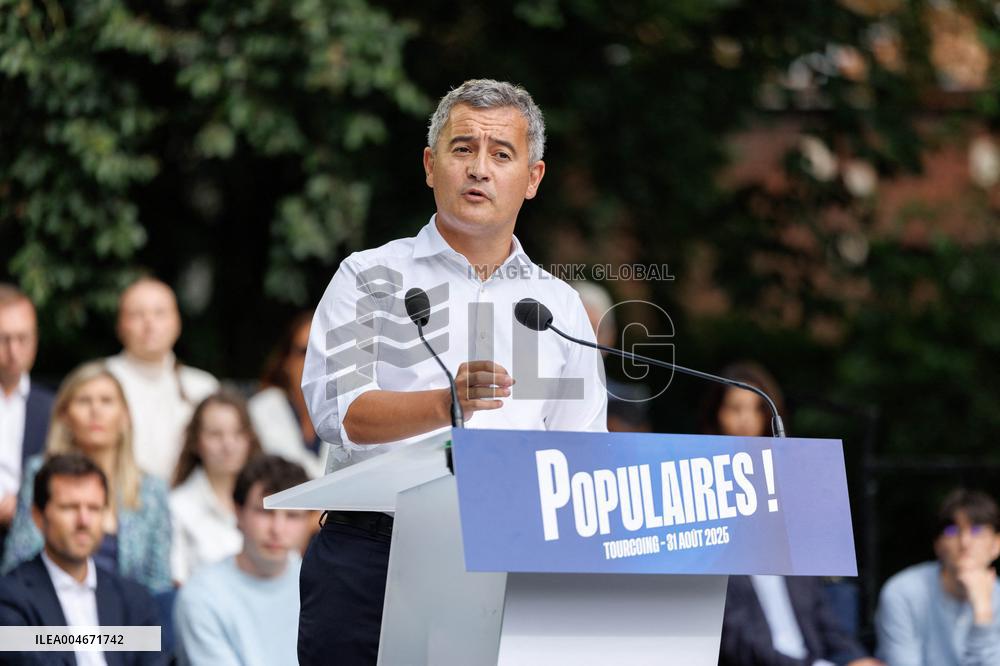 Speech by the Minister of Justice at his political return - Tourcoing AJ