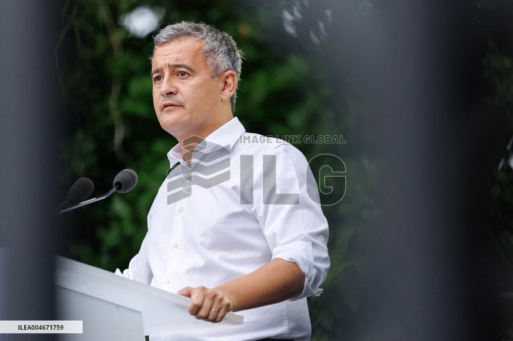 Speech by the Minister of Justice at his political return - Tourcoing AJ