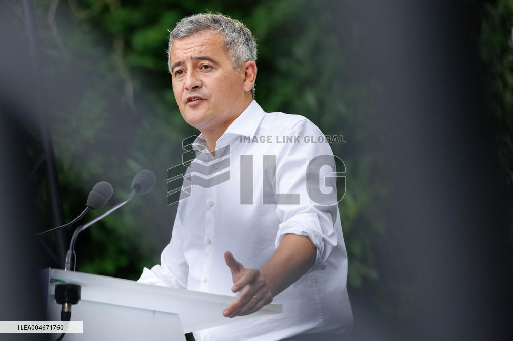 Speech by the Minister of Justice at his political return - Tourcoing AJ