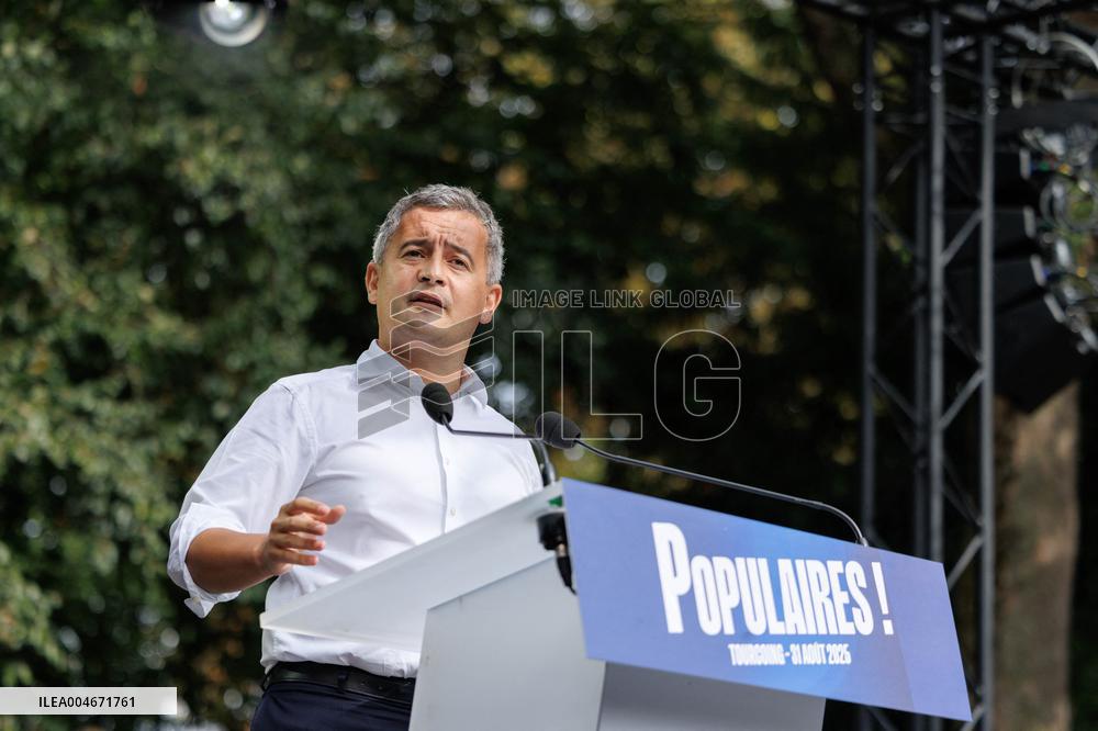 Speech by the Minister of Justice at his political return - Tourcoing AJ