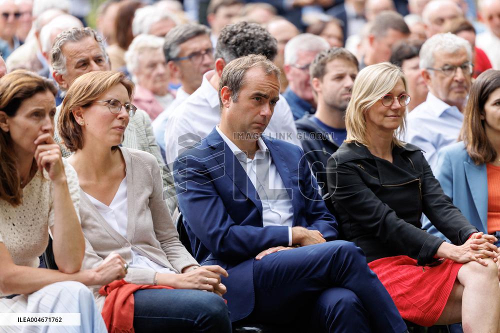 Speech by the Minister of Justice at his political return - Tourcoing AJ