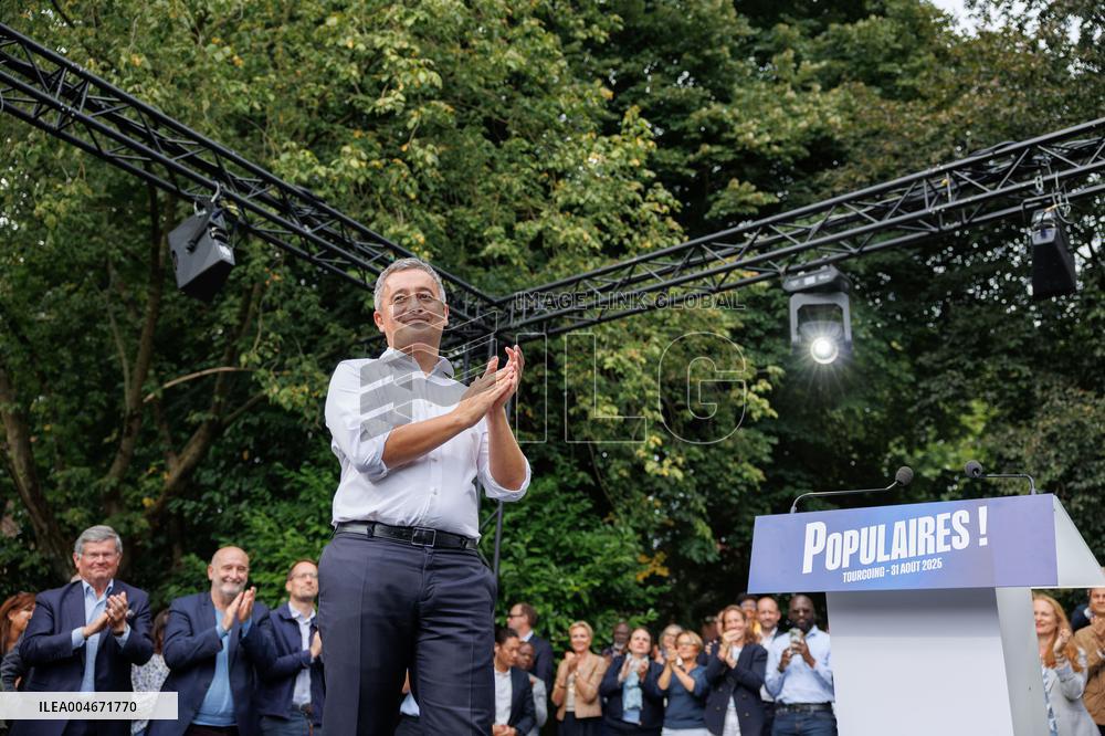 Speech by the Minister of Justice at his political return - Tourcoing AJ