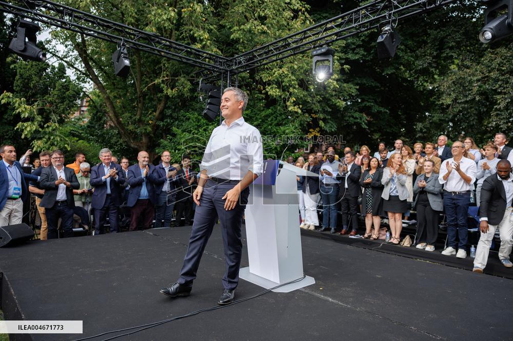 Speech by the Minister of Justice at his political return - Tourcoing AJ