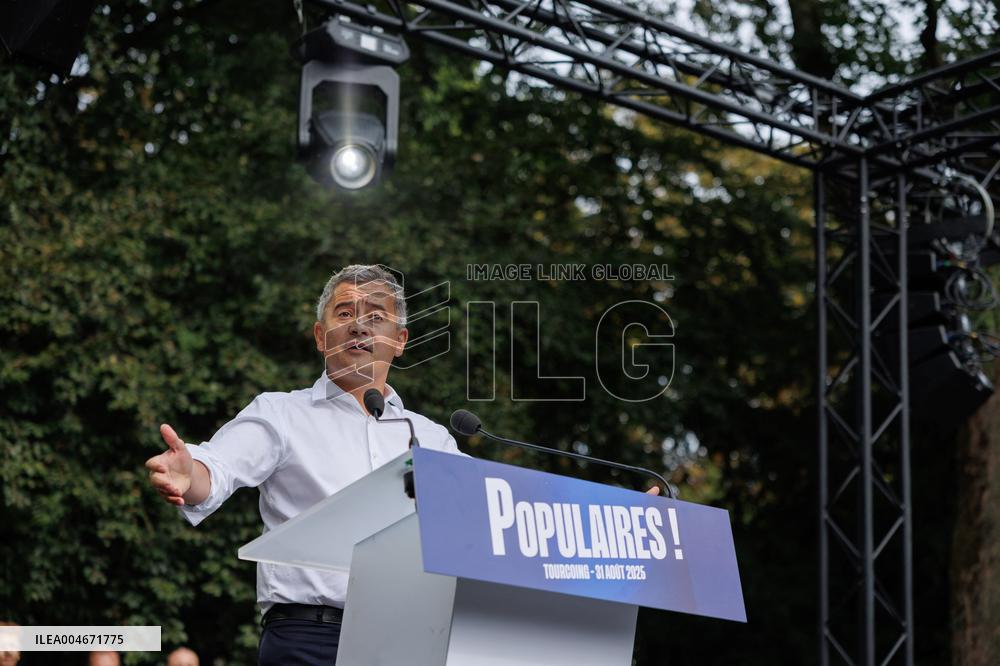 Speech by the Minister of Justice at his political return - Tourcoing AJ