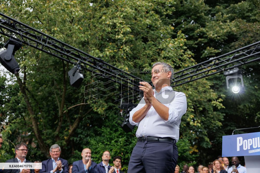 Speech by the Minister of Justice at his political return - Tourcoing AJ