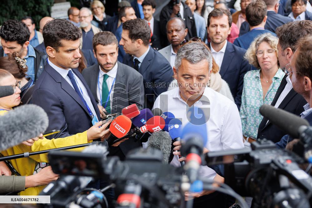 Speech by the Minister of Justice at his political return - Tourcoing AJ
