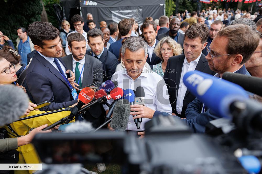 Speech by the Minister of Justice at his political return - Tourcoing AJ