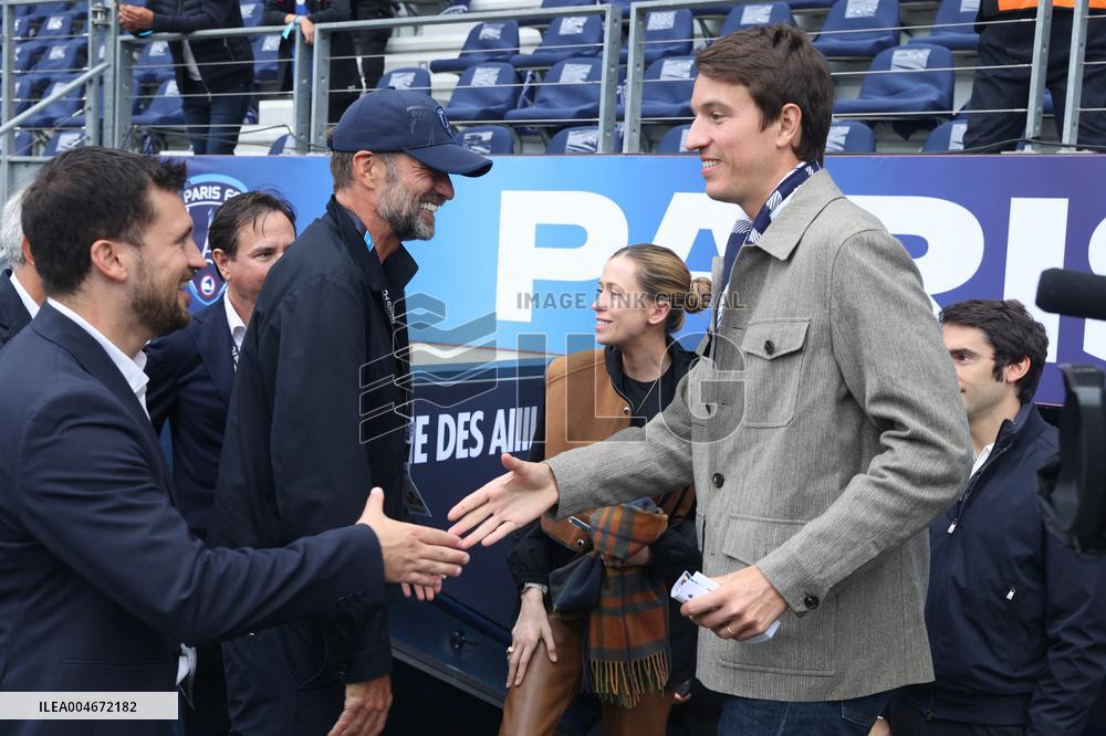 Celebs at Paris FC vs Metz - Paris