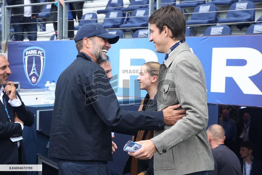 Celebs at Paris FC vs Metz - Paris