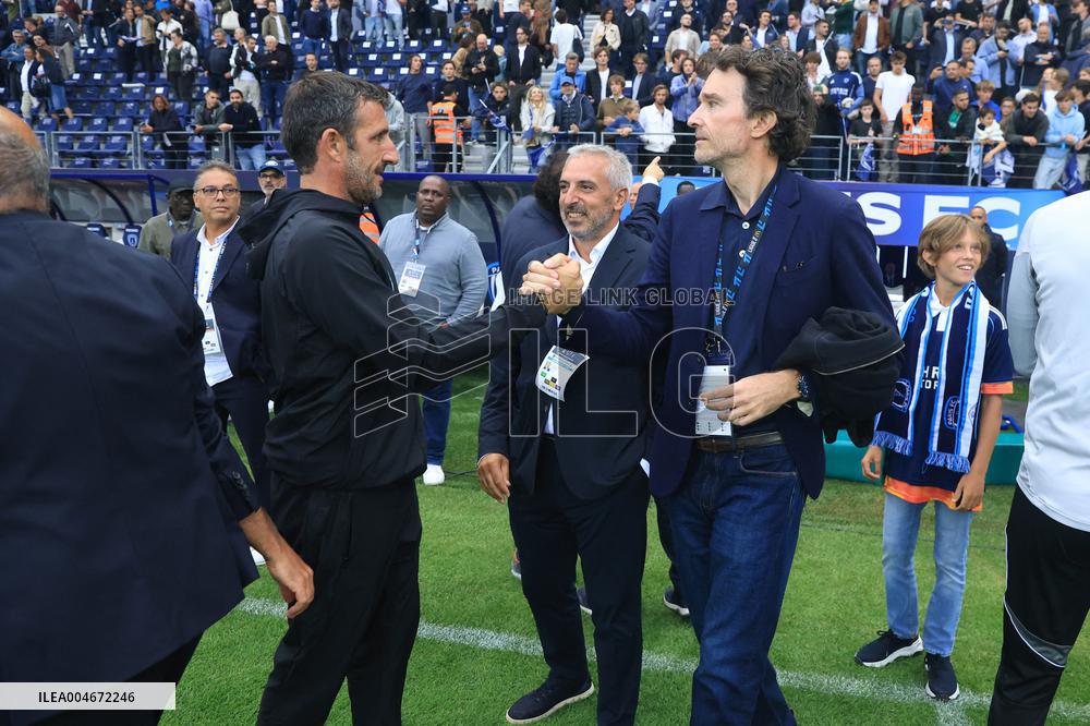 Celebs at Paris FC vs Metz - Paris