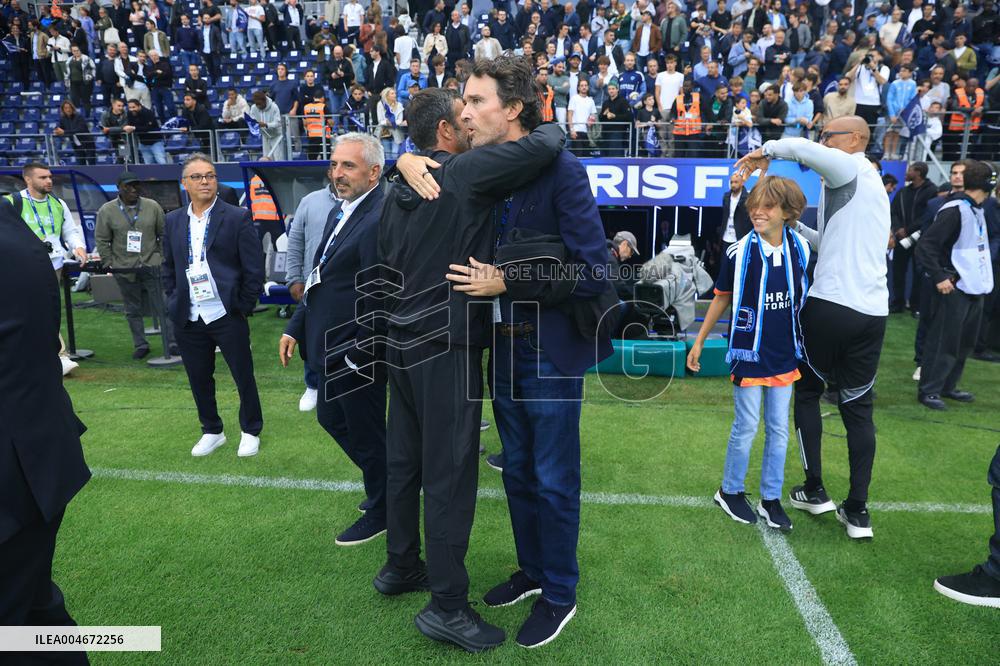 Celebs at Paris FC vs Metz - Paris