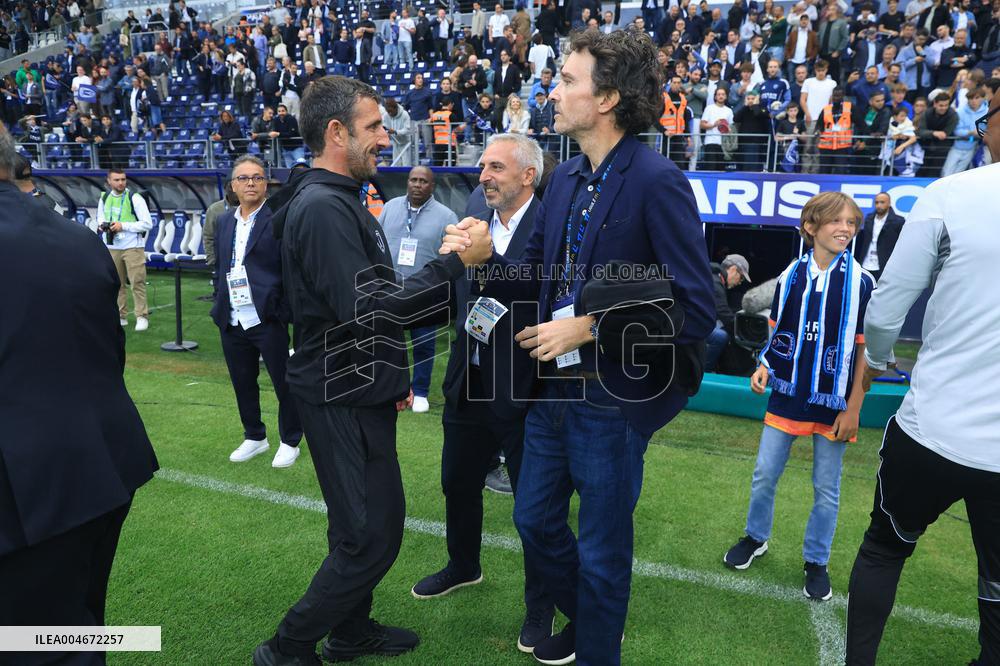 Celebs at Paris FC vs Metz - Paris