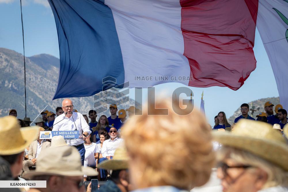 Eric Ciotti Starts His Political Season - Levens