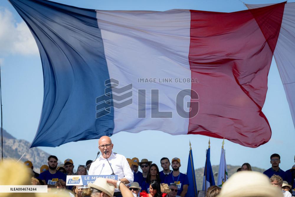 Eric Ciotti Starts His Political Season - Levens