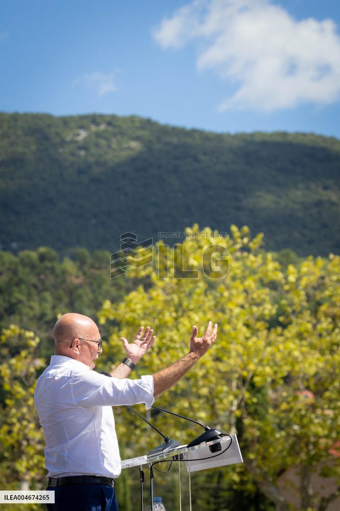 Eric Ciotti Starts His Political Season - Levens